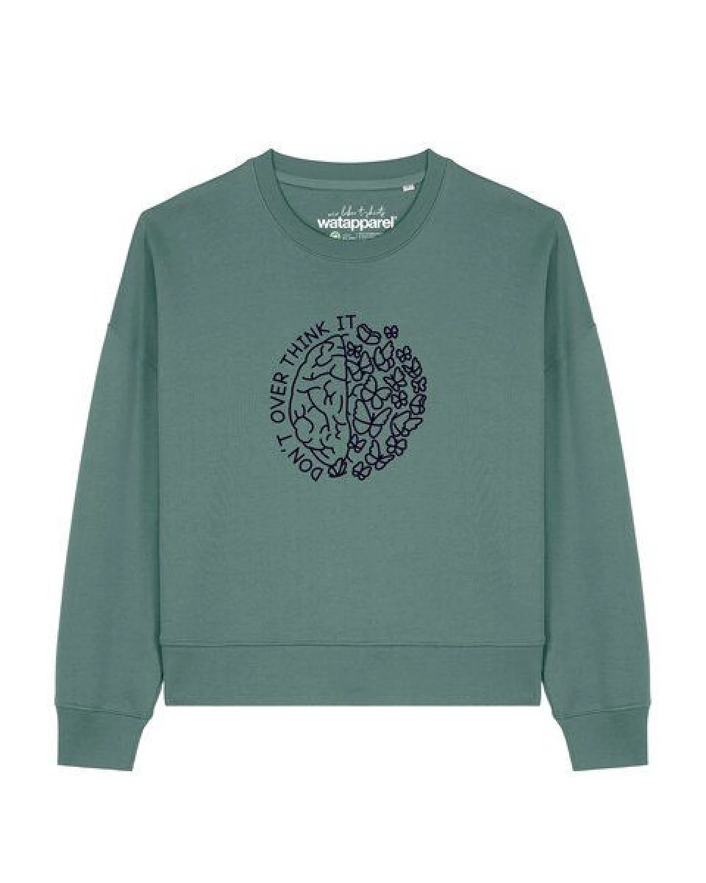 watapparel Sweatshirt Frauen Don't overthink it – Ansicht 2
