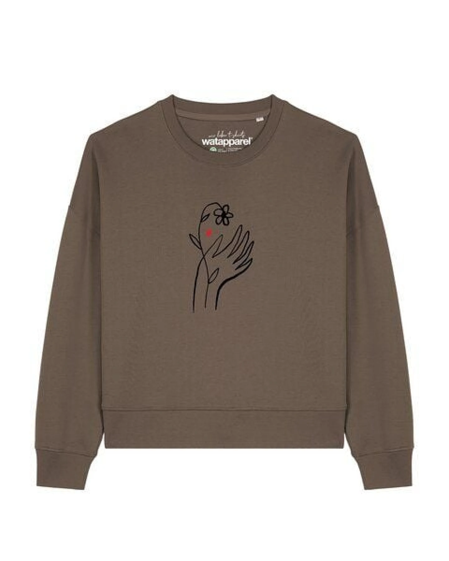 watapparel Sweatshirt Frauen Self love – Ansicht 2