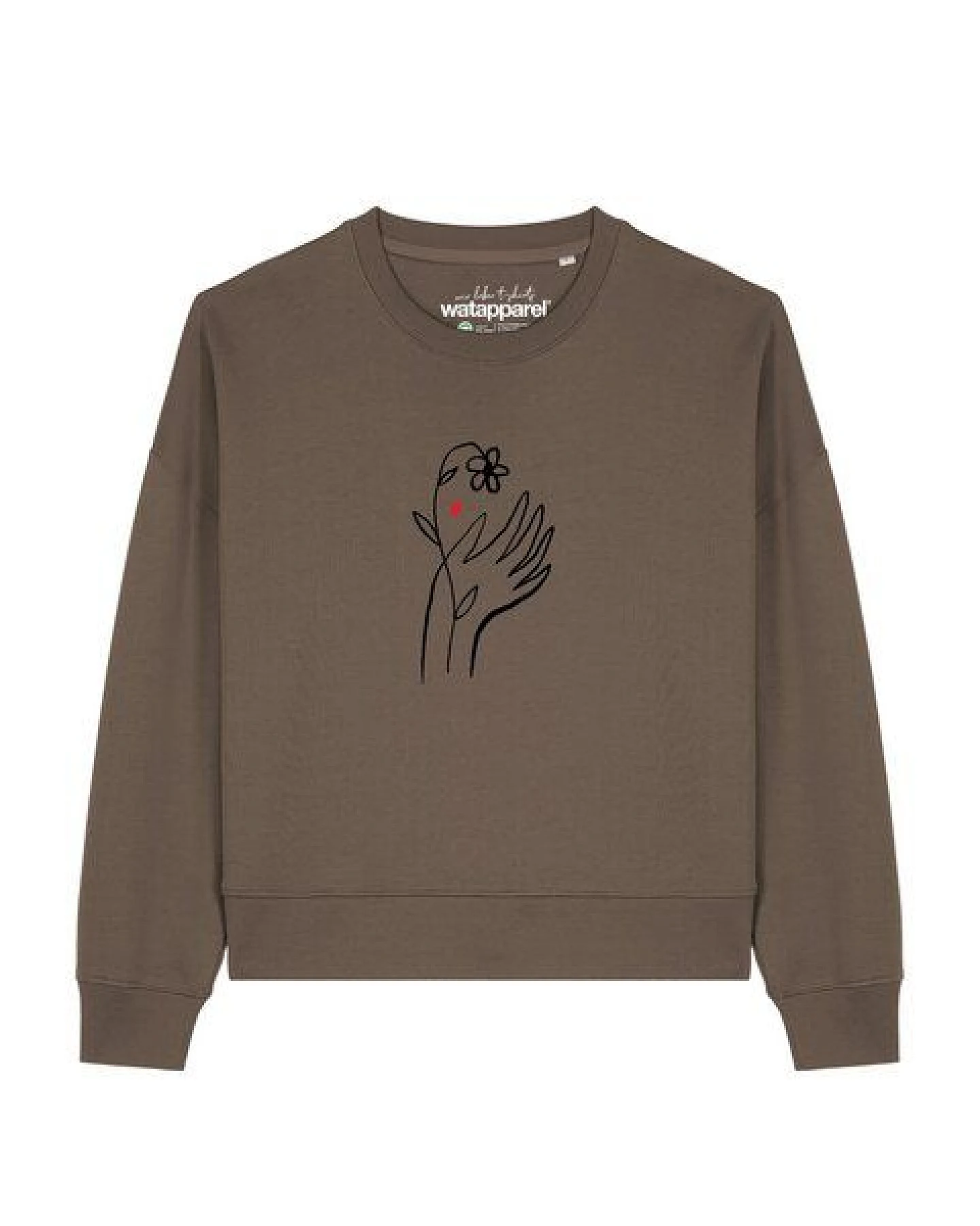 watapparel Sweatshirt Frauen Self love – Ansicht 2
