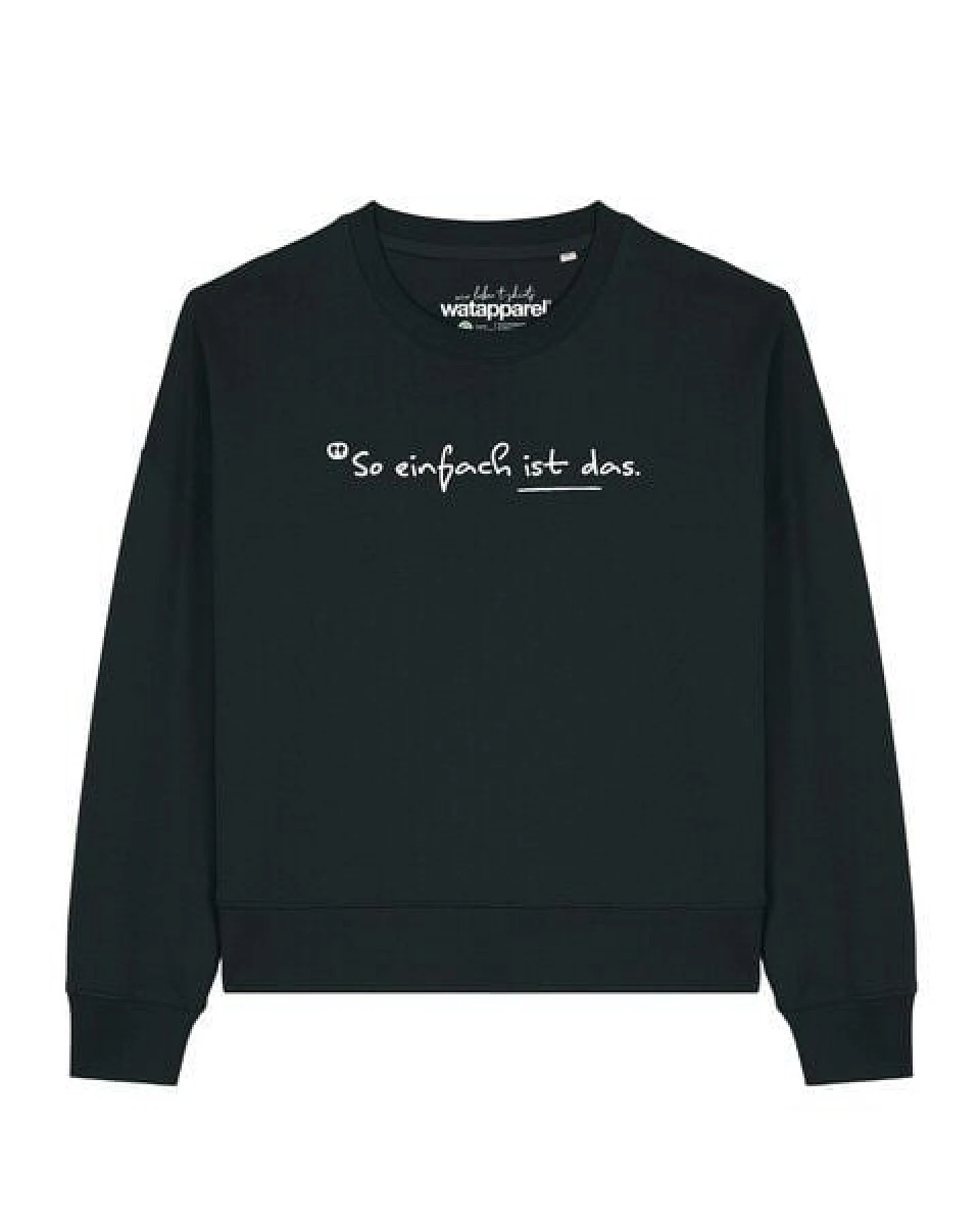 watapparel Sweatshirt Frauen So einfach ist das – Ansicht 2