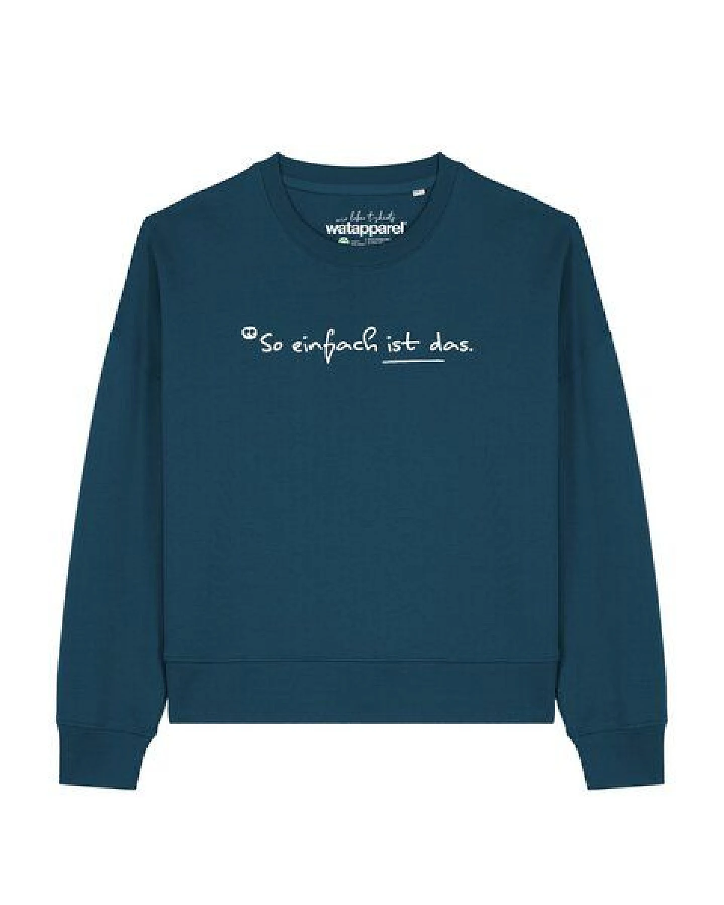 watapparel Sweatshirt Frauen So einfach ist das – Ansicht 2