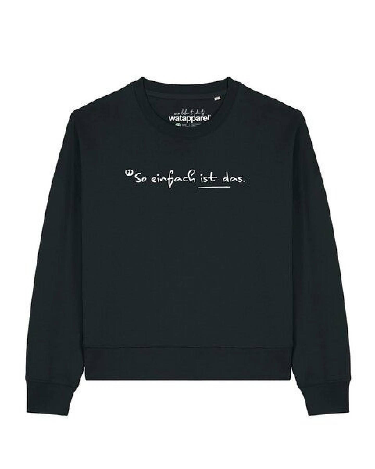 watapparel Sweatshirt Frauen So einfach ist das – Ansicht 2