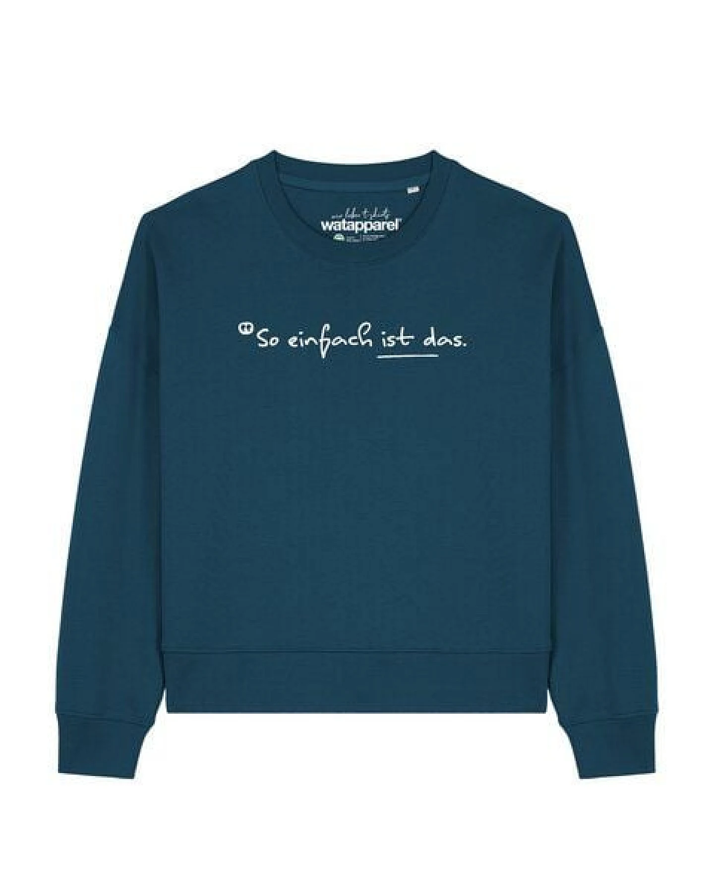 watapparel Sweatshirt Frauen So einfach ist das – Ansicht 2