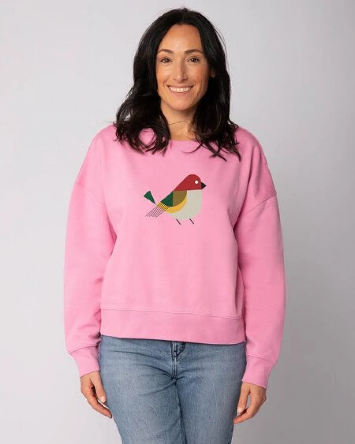 watapparel Sweatshirt Frauen Vogel