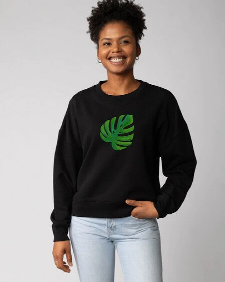 watapparel Sweatshirt Frauen Monstera 2.0