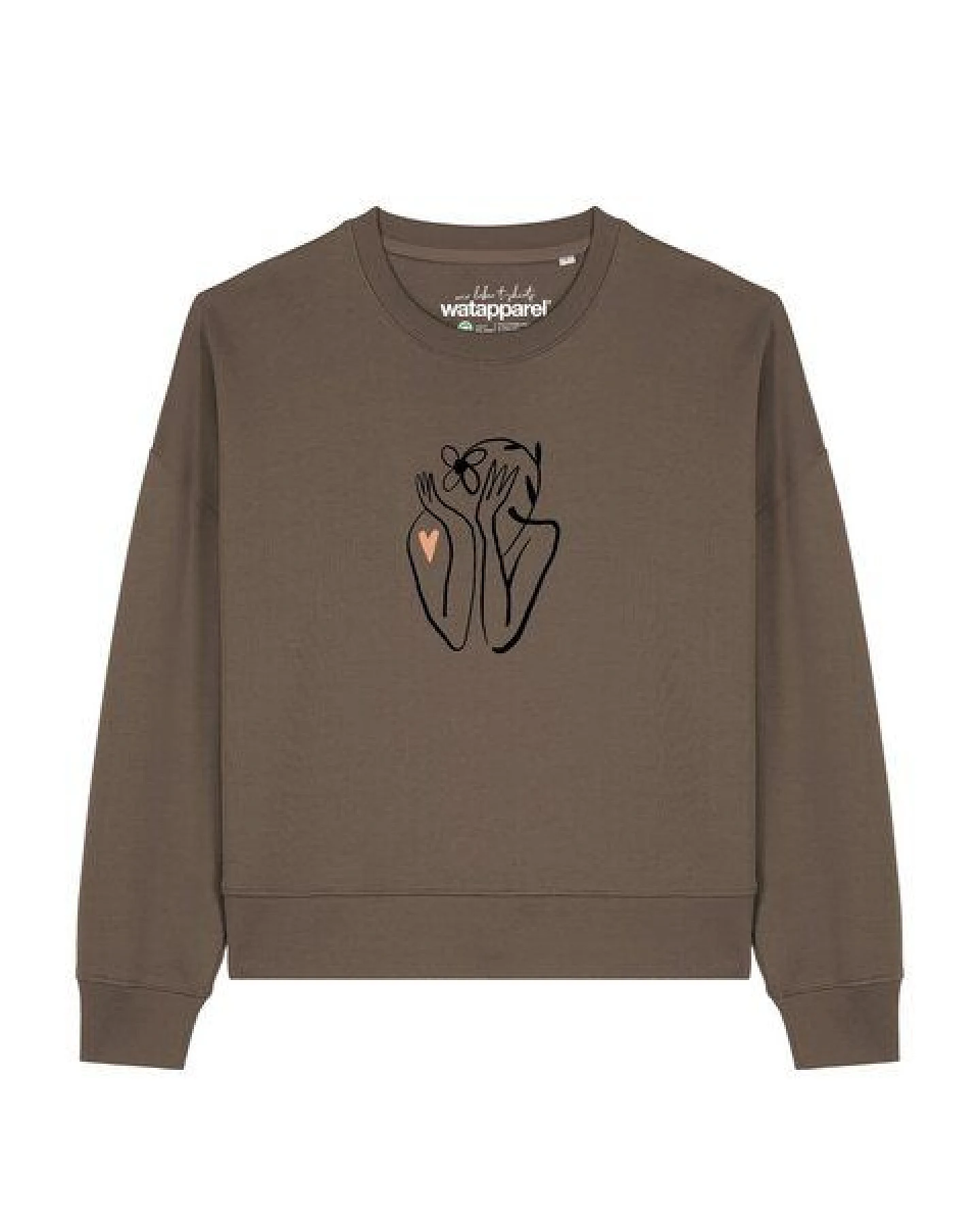 watapparel Sweatshirt Frauen Self love – Ansicht 2