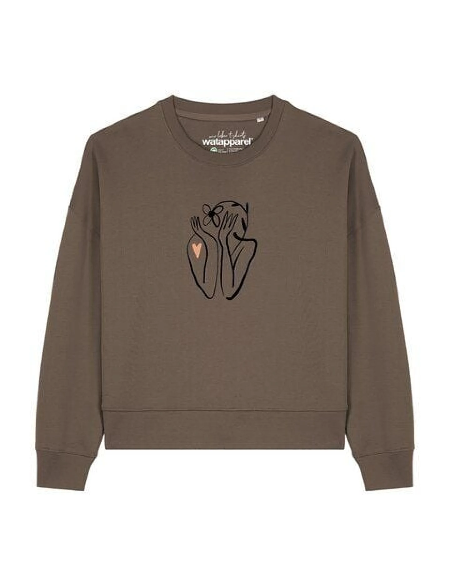 watapparel Sweatshirt Frauen Self love – Ansicht 2