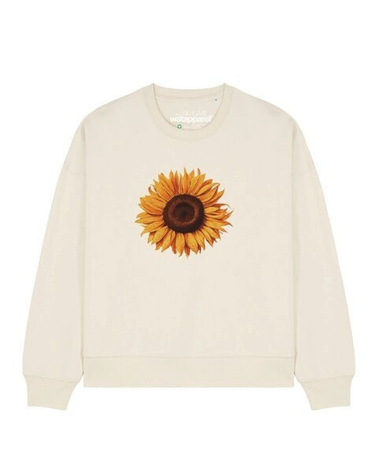 watapparel Sweatshirt Frauen Sonnenblume – Ansicht 2