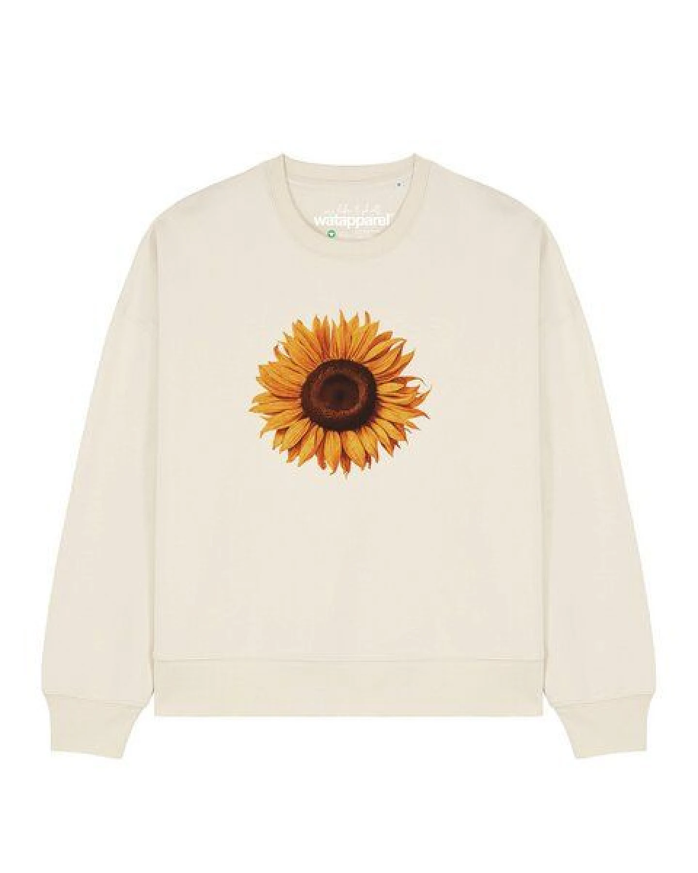 watapparel Sweatshirt Frauen Sonnenblume – Ansicht 2