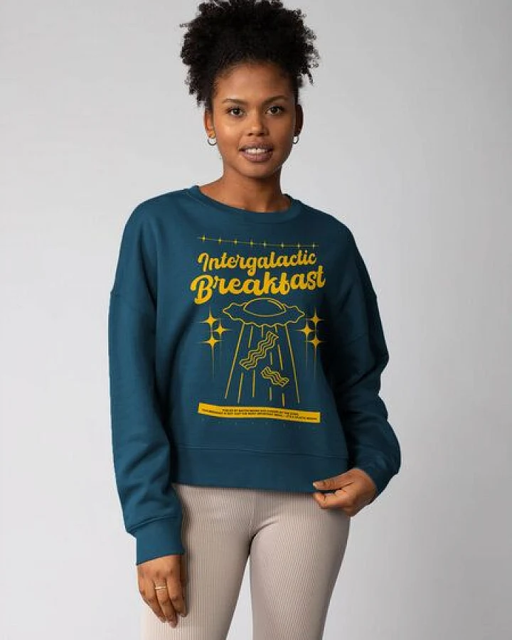 watapparel Sweatshirt Frauen Intergalactic Breakfast