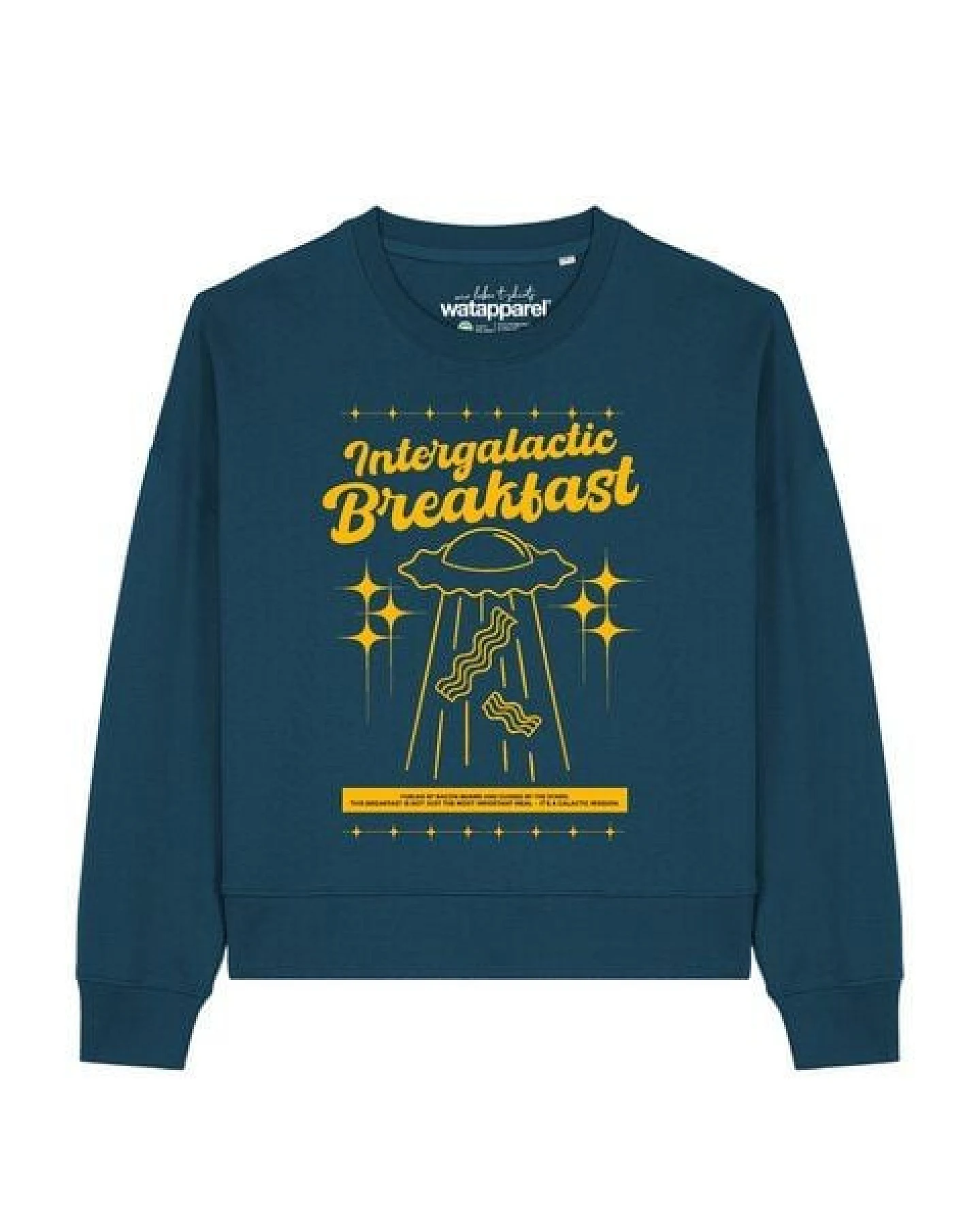 watapparel Sweatshirt Frauen Intergalactic Breakfast – Ansicht 2