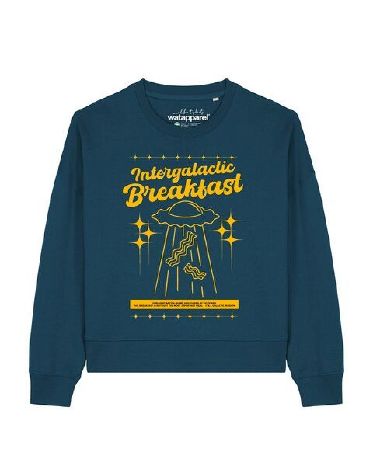 watapparel Sweatshirt Frauen Intergalactic Breakfast – Ansicht 2