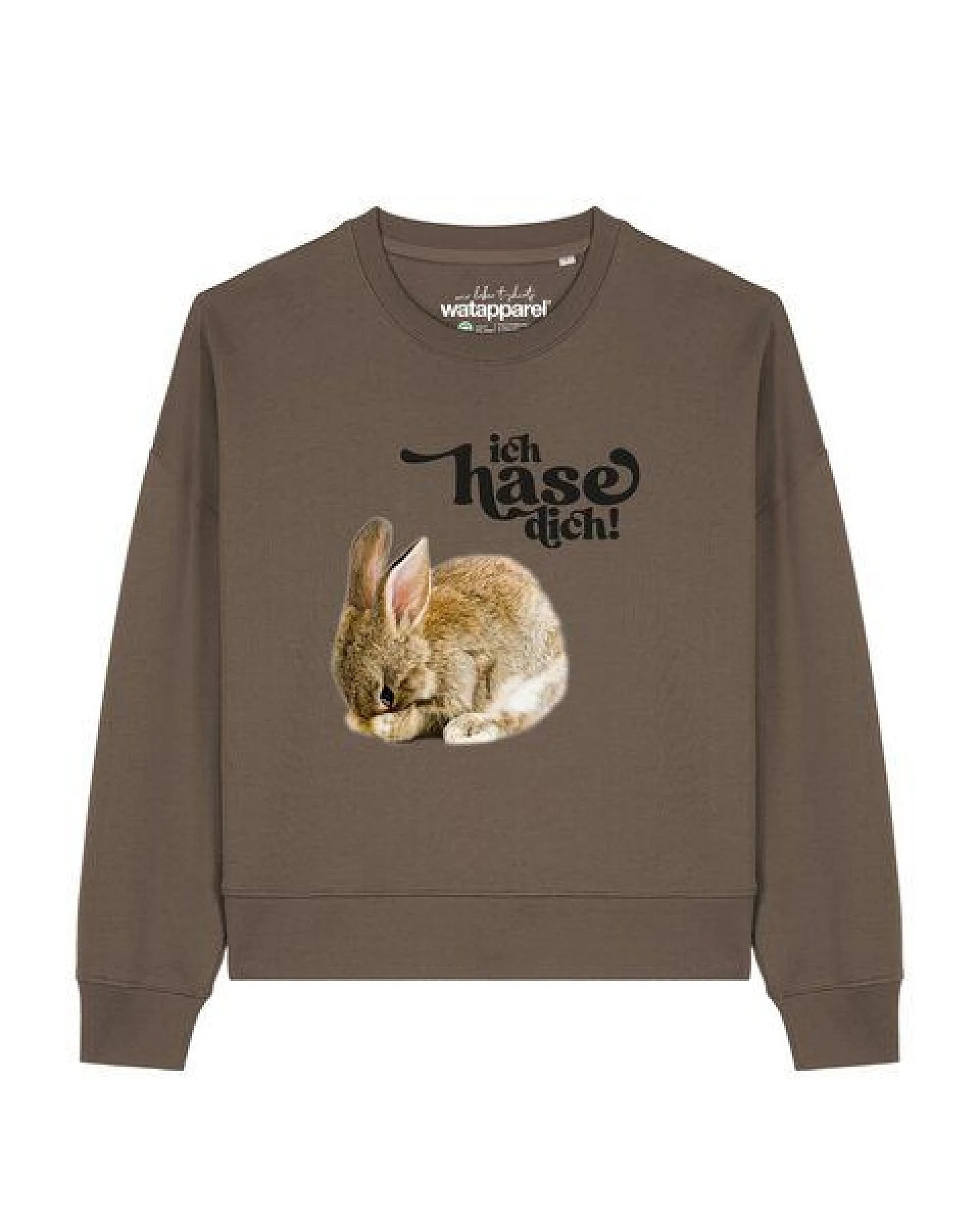 watapparel Sweatshirt Frauen Ich hase dich! – Ansicht 2