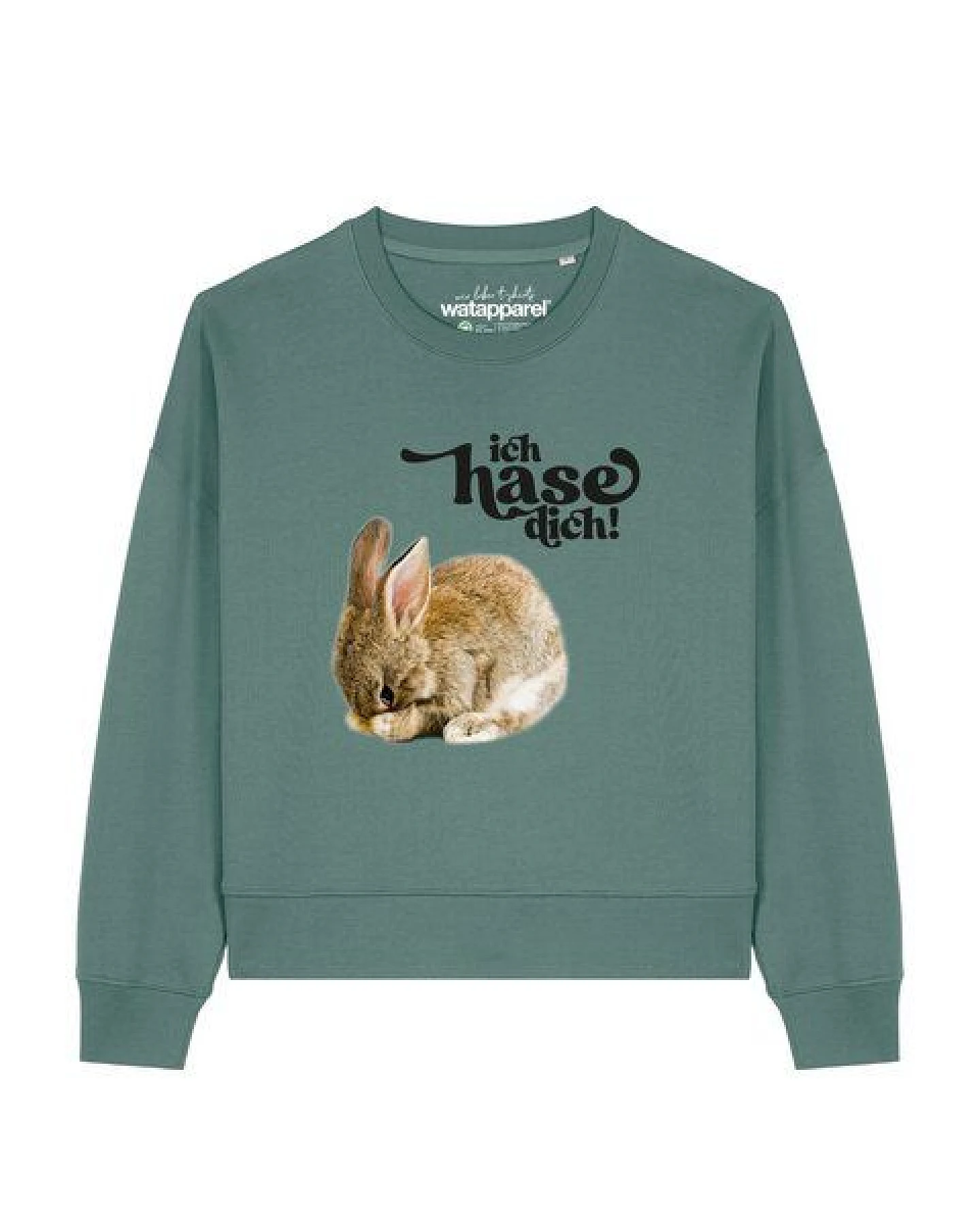 watapparel Sweatshirt Frauen Ich hase dich! – Ansicht 2