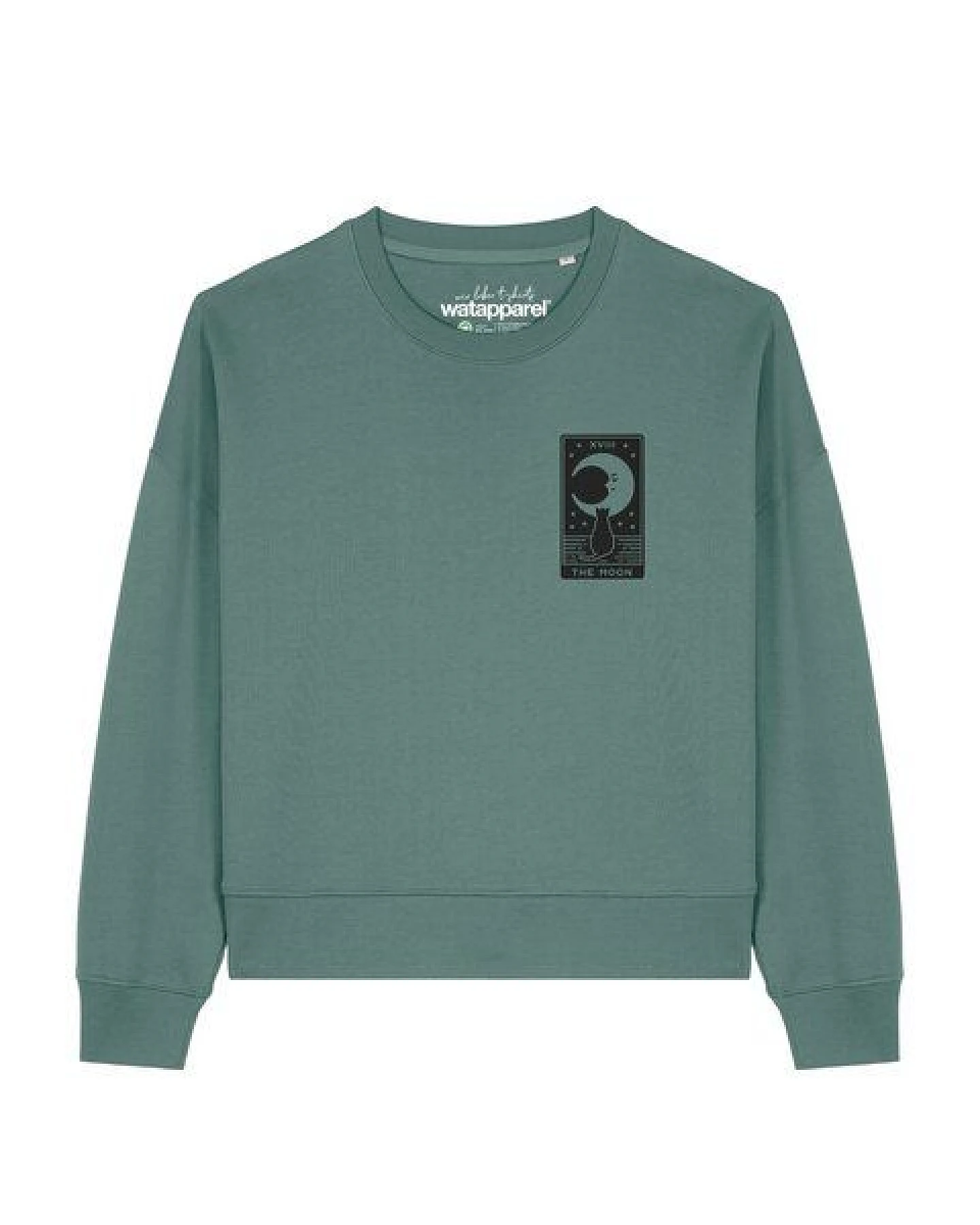 watapparel Sweatshirt Frauen Tarot The Moon – Ansicht 2