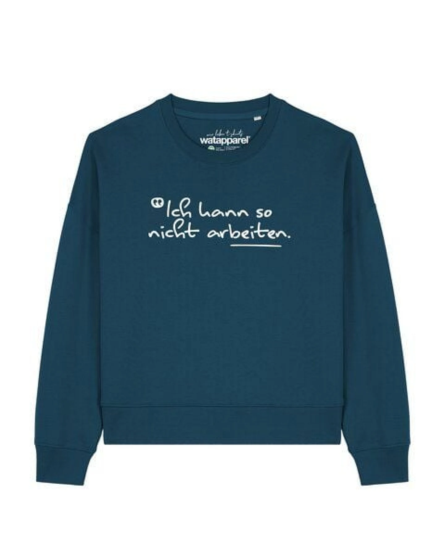 watapparel Sweatshirt Frauen Ich kann so nicht arbeiten – Ansicht 2