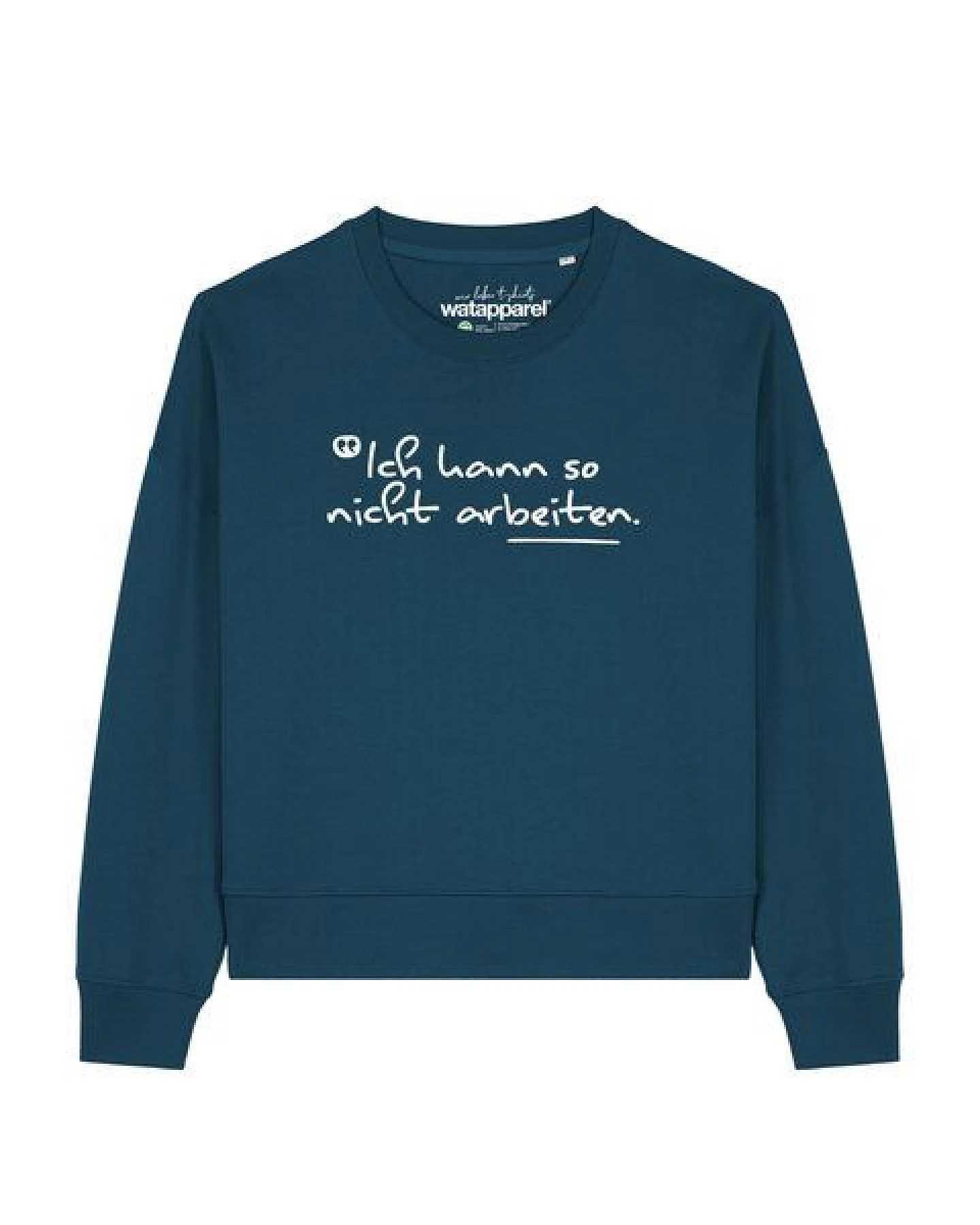watapparel Sweatshirt Frauen Ich kann so nicht arbeiten – Ansicht 2