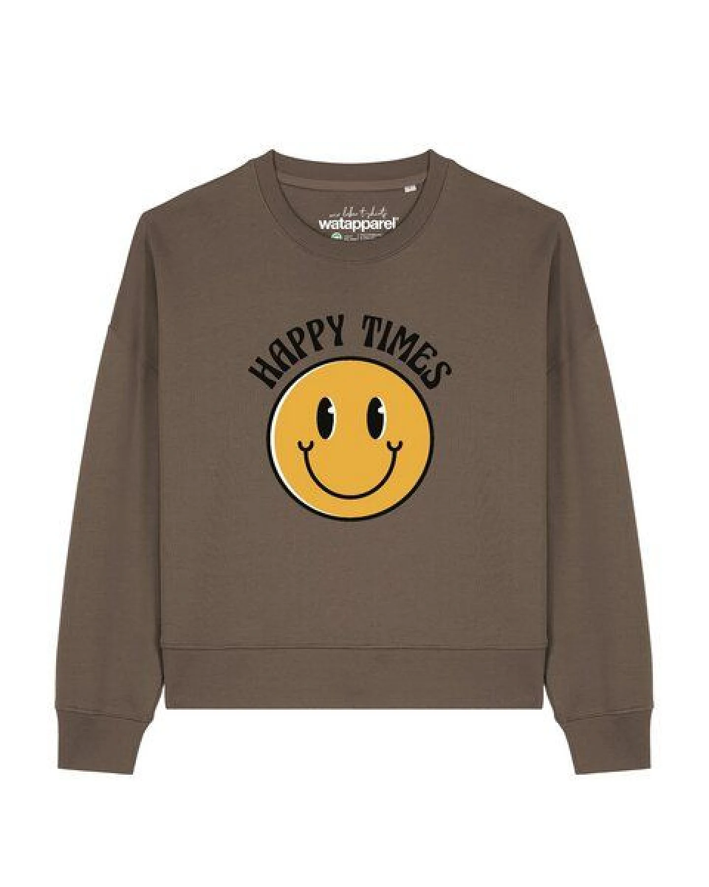 watapparel Sweatshirt Frauen Happy Times – Ansicht 2