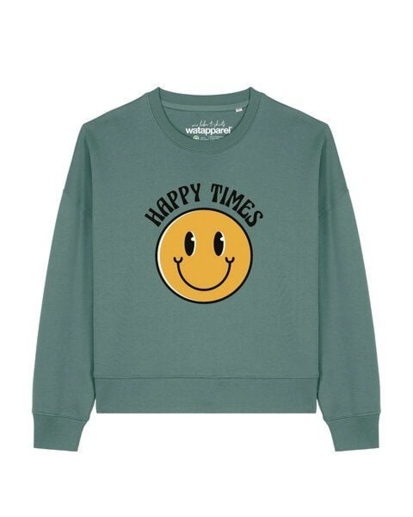 watapparel Sweatshirt Frauen Happy Times – Ansicht 2