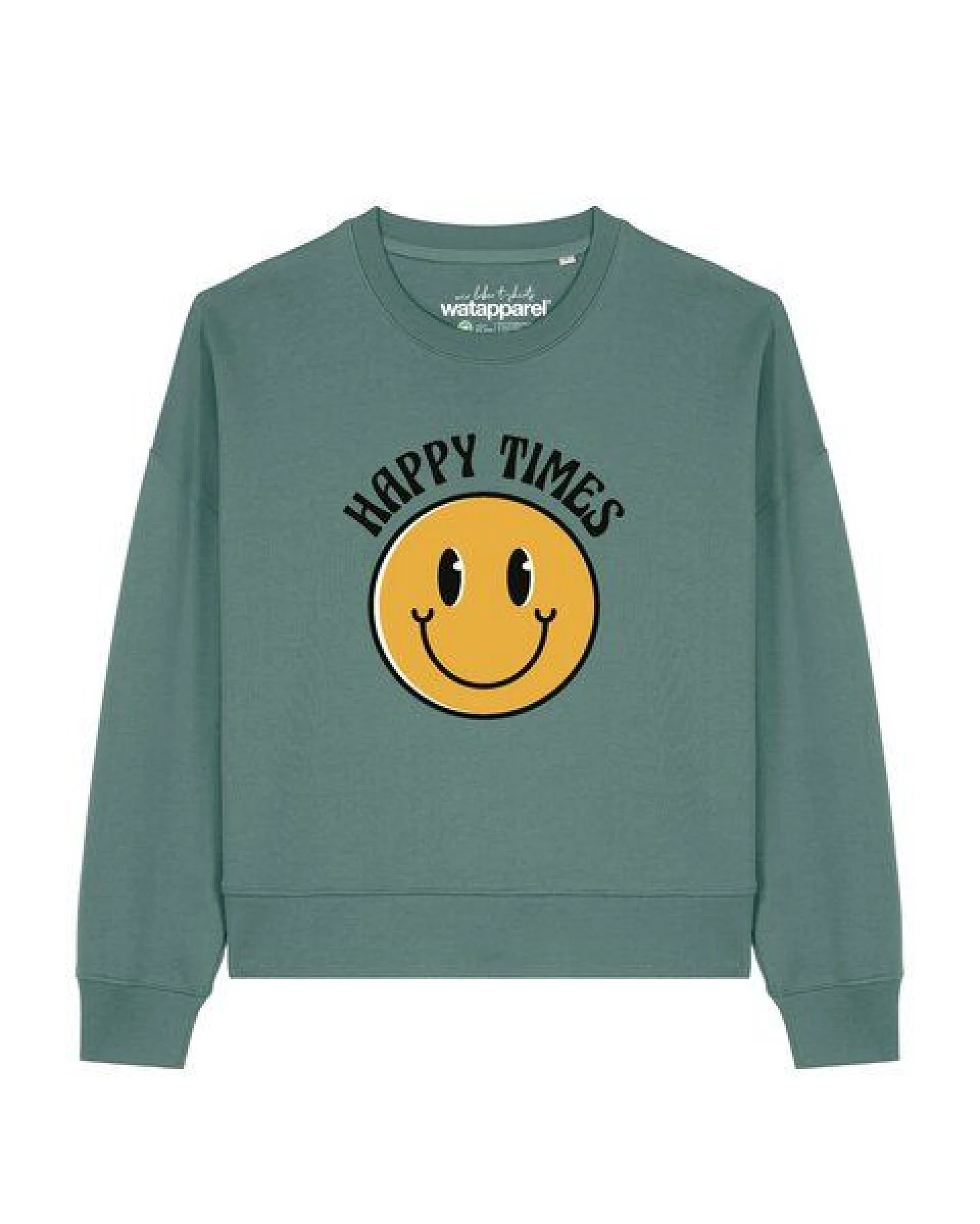 watapparel Sweatshirt Frauen Happy Times – Ansicht 2