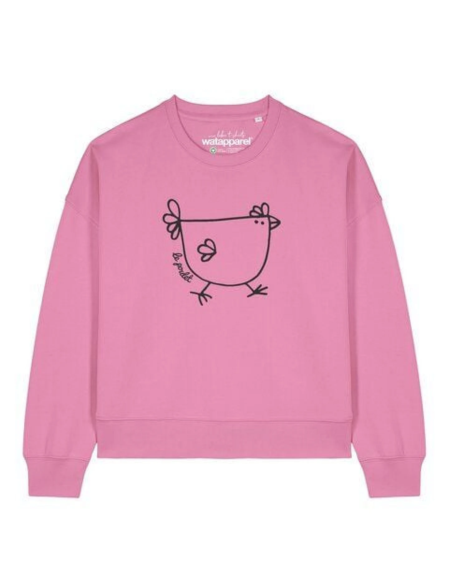 watapparel Sweatshirt Frauen Le poulet – Ansicht 2