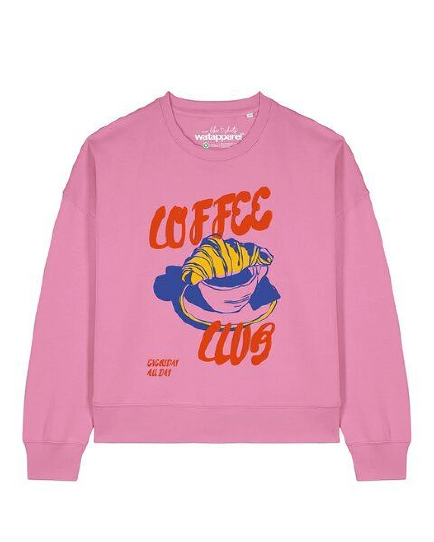 watapparel Sweatshirt Frauen Coffee club – Ansicht 2