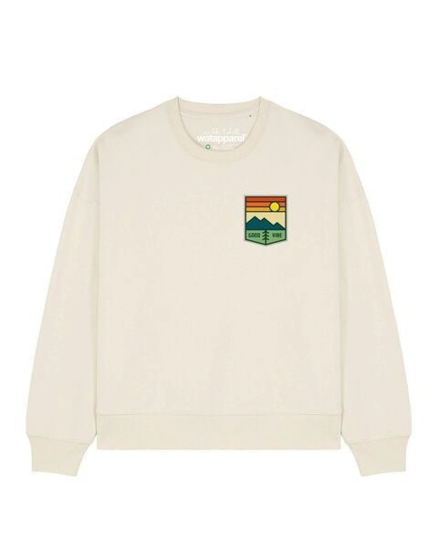 watapparel Sweatshirt Frauen Good Vibe – Ansicht 2