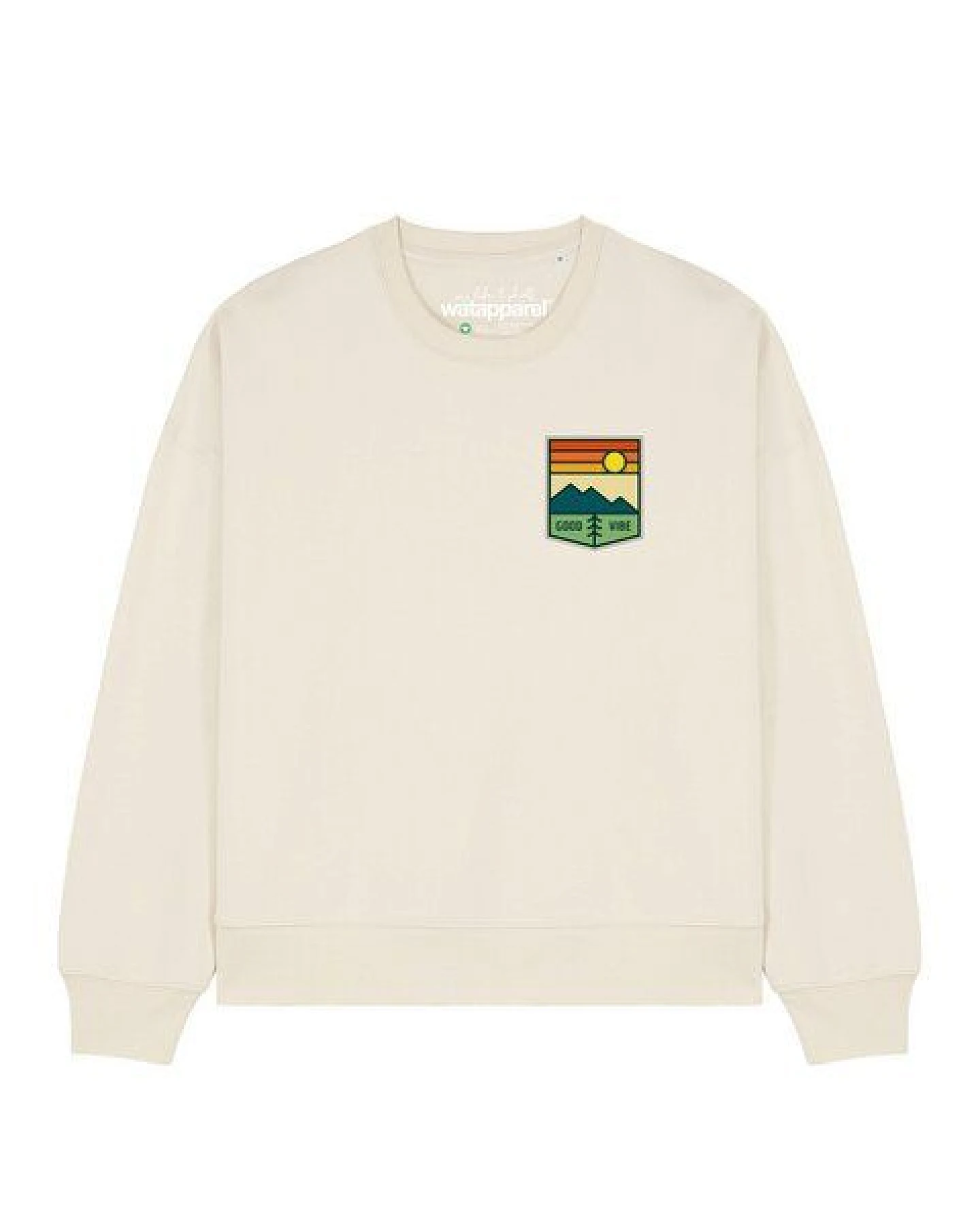 watapparel Sweatshirt Frauen Good Vibe – Ansicht 2