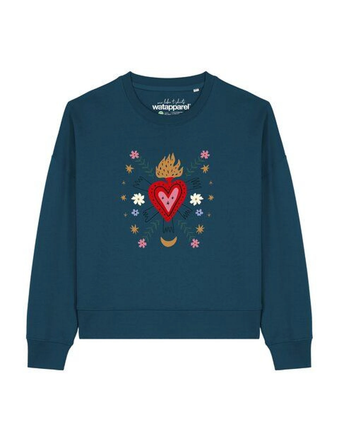watapparel Sweatshirt Frauen Love and flex – Ansicht 2