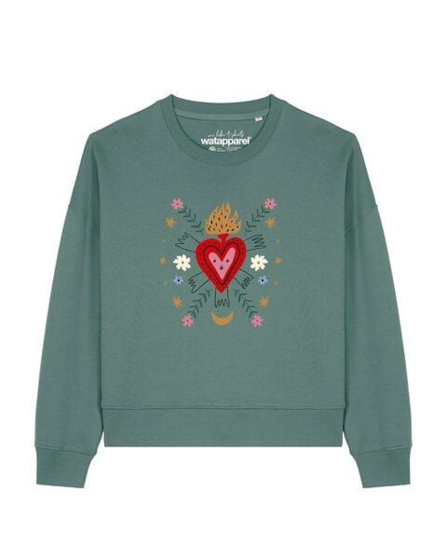 watapparel Sweatshirt Frauen Love and flex – Ansicht 2