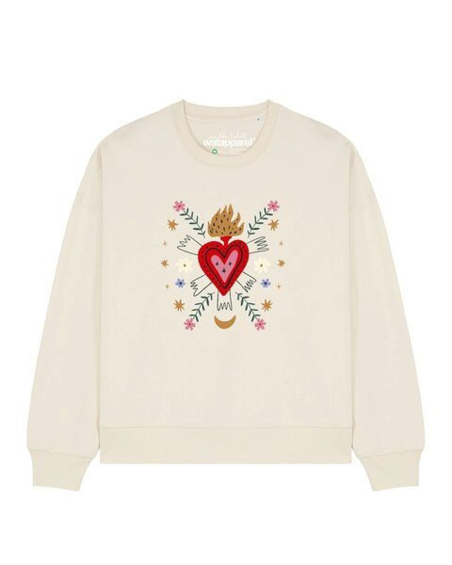 watapparel Sweatshirt Frauen Love and flex – Ansicht 2