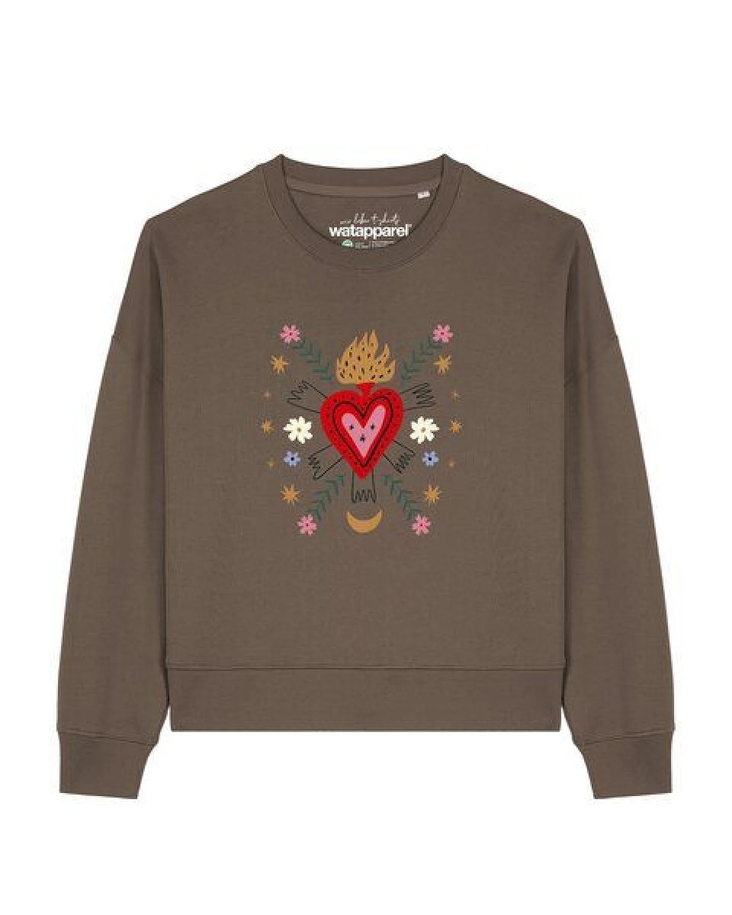 watapparel Sweatshirt Frauen Love and flex – Ansicht 2