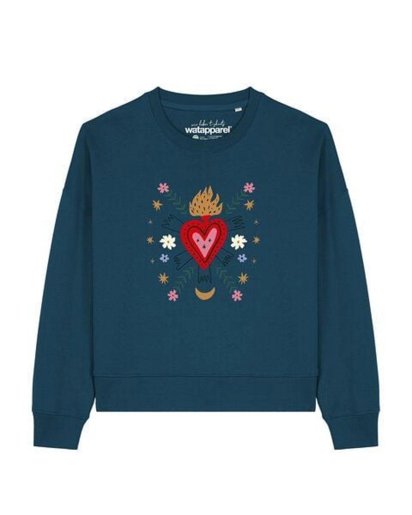 watapparel Sweatshirt Frauen Love and flex – Ansicht 2