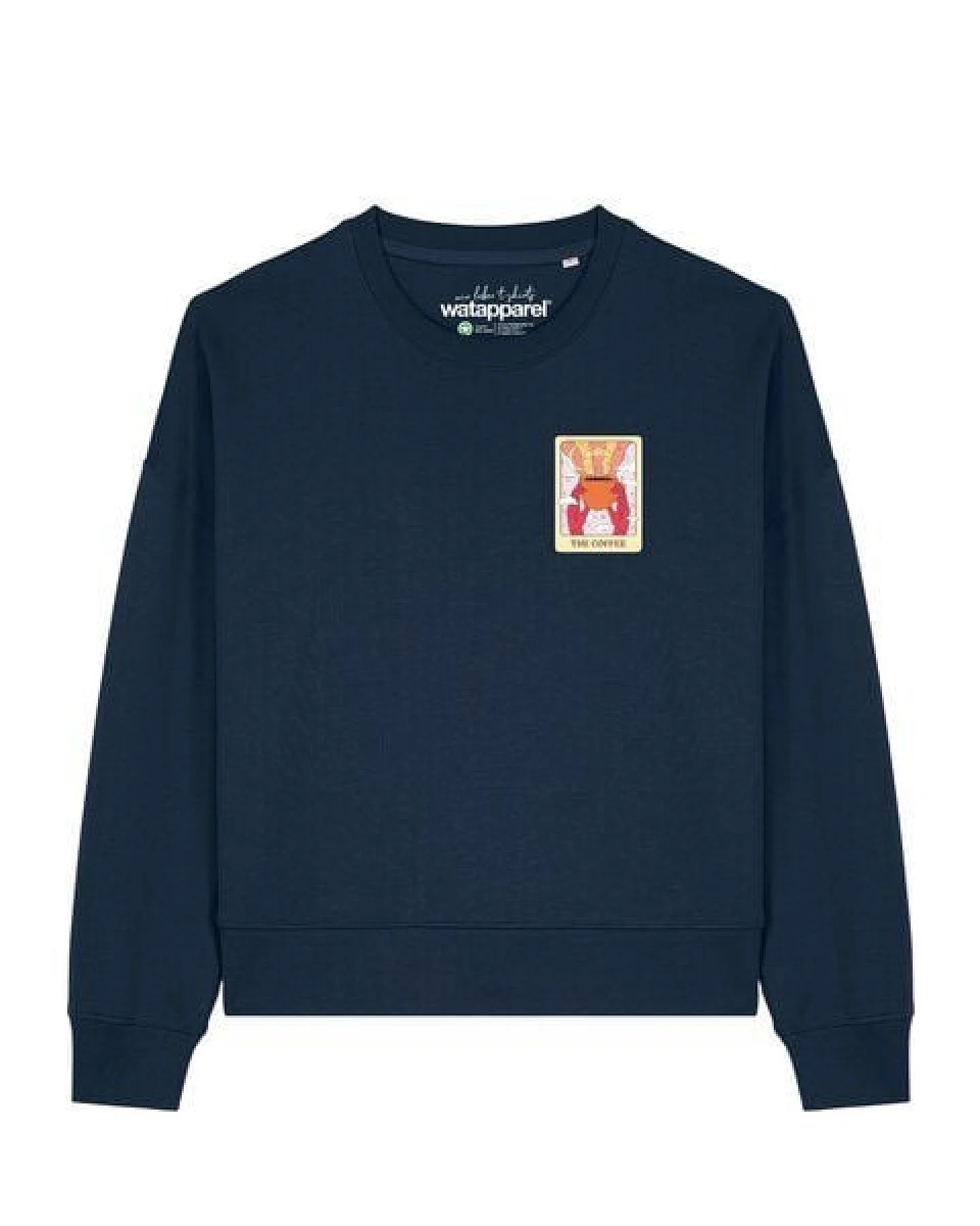 watapparel Sweatshirt Frauen Tarot The Coffee – Ansicht 2