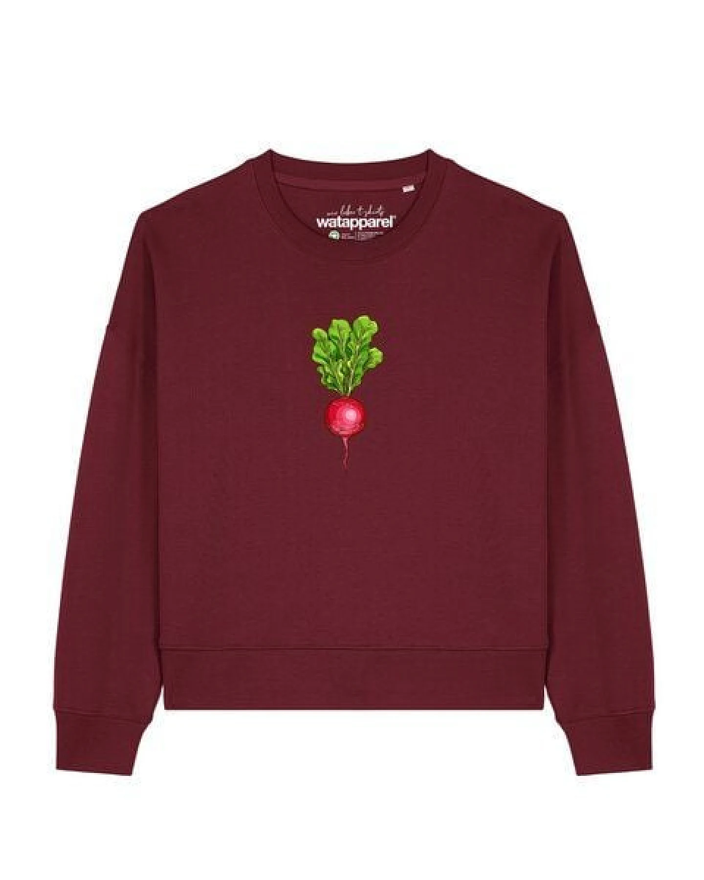watapparel Sweatshirt Frauen Radieschen – Ansicht 2