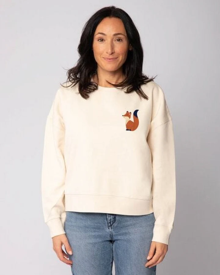 watapparel Sweatshirt Frauen Cute Fox