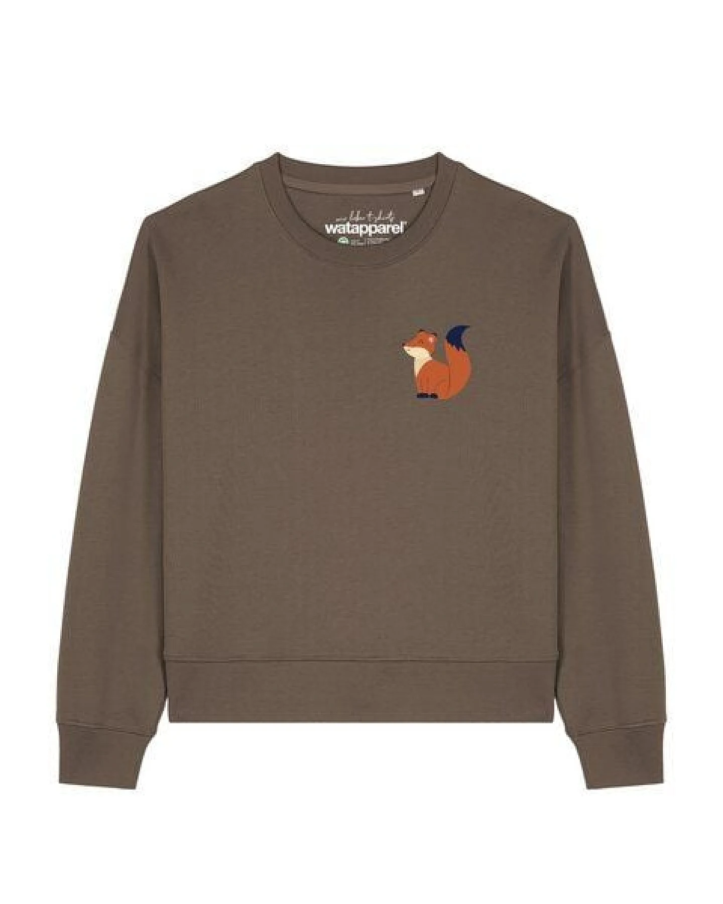 watapparel Sweatshirt Frauen Cute Fox – Ansicht 2