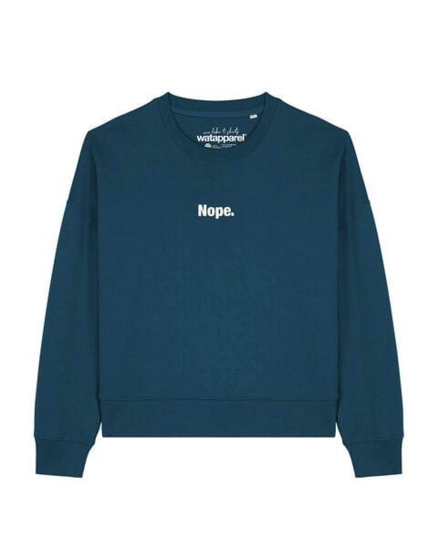 watapparel Sweatshirt Frauen Nope – Ansicht 2