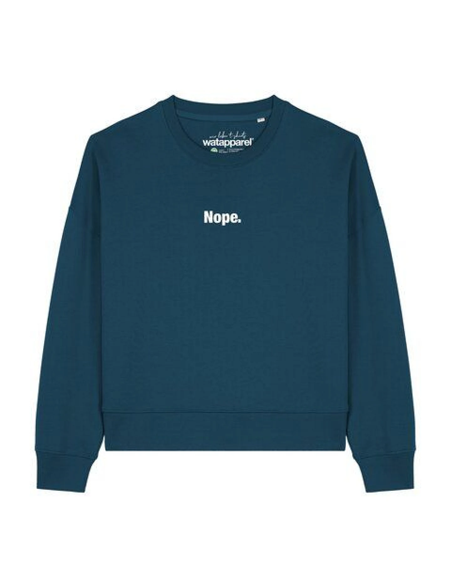 watapparel Sweatshirt Frauen Nope – Ansicht 2