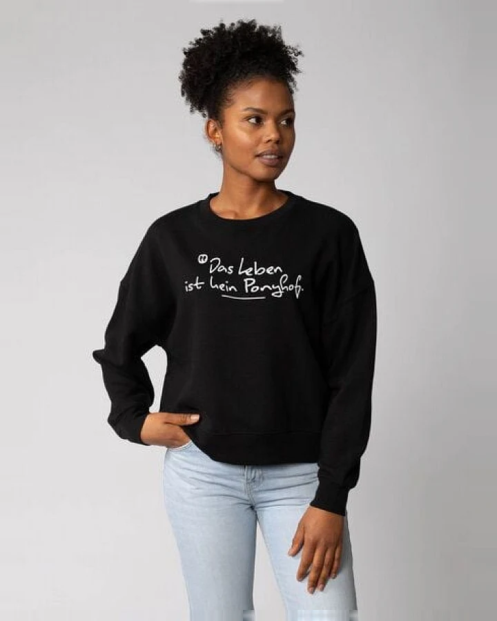 watapparel Sweatshirt Frauen Das Leben ist kein Ponyhof