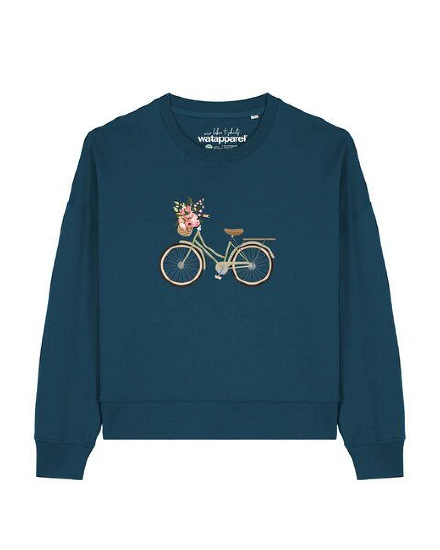 watapparel Sweatshirt Frauen Damenfahrrad – Ansicht 2