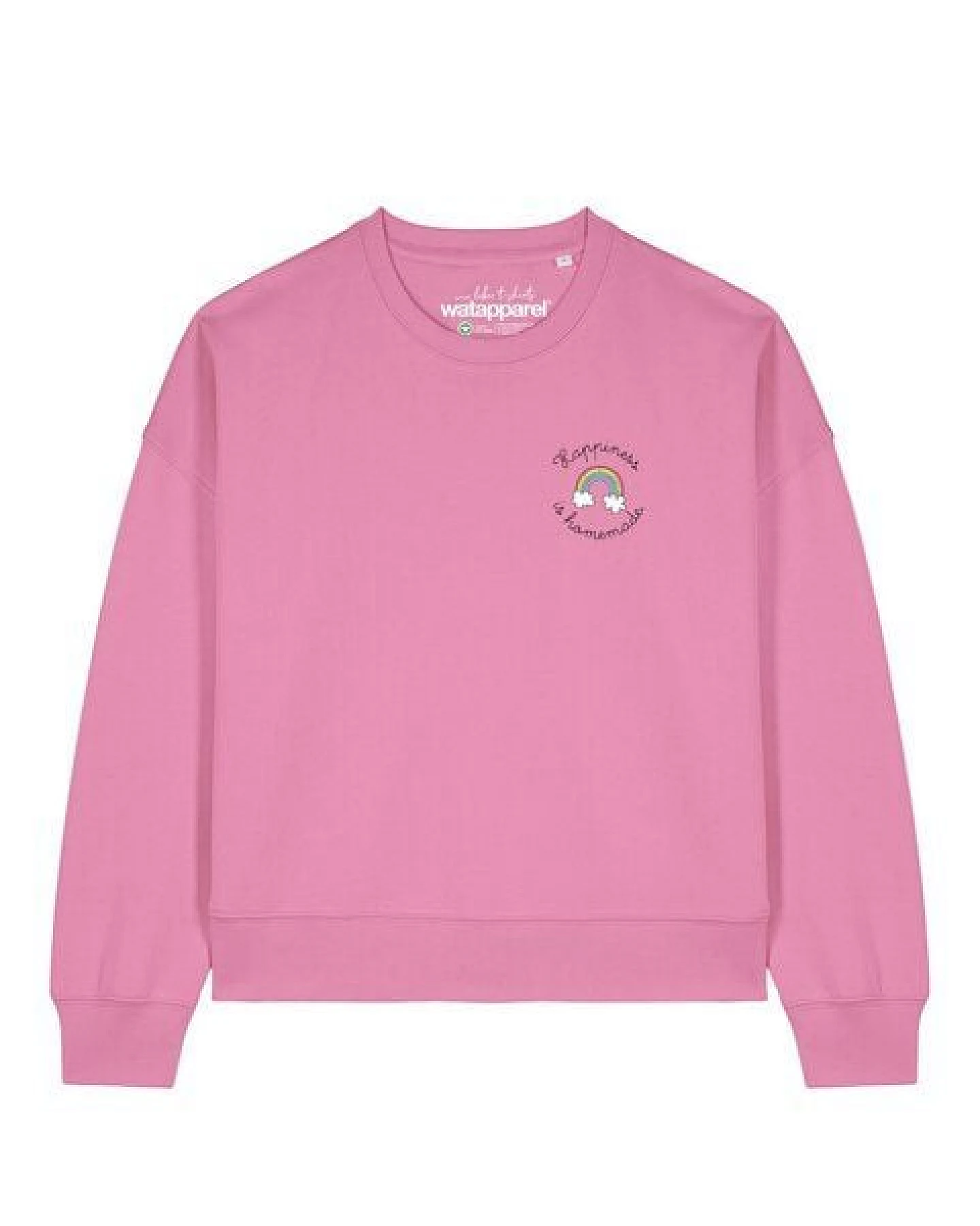 watapparel Sweatshirt Frauen Happiness is homemade – Ansicht 2