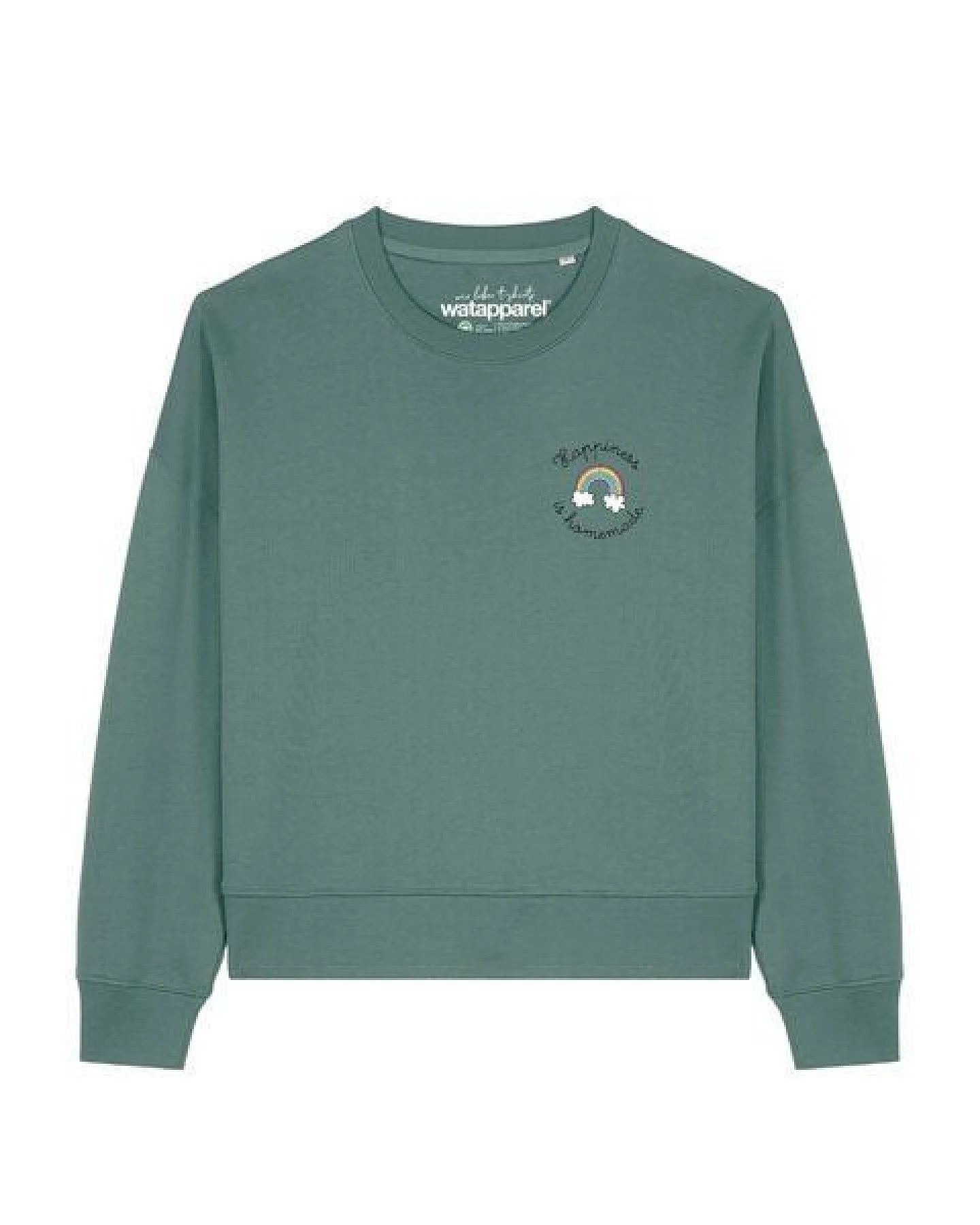 watapparel Sweatshirt Frauen Happiness is homemade – Ansicht 2