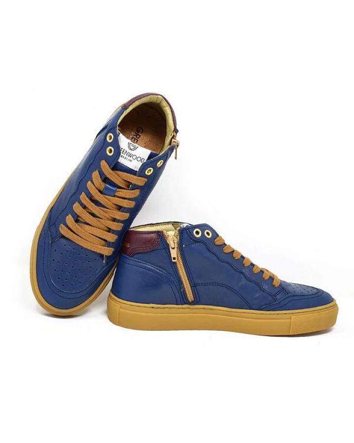 Greenwood Berlin GWB Sneaker Unisex Base high blau