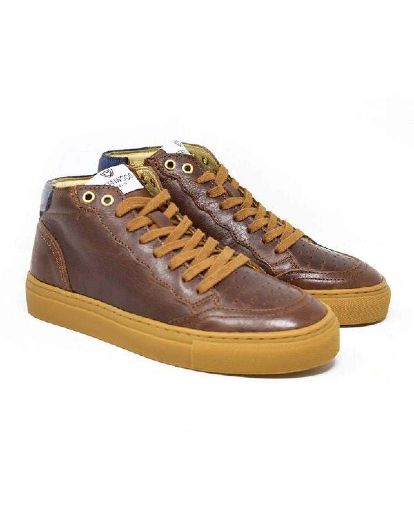 Greenwood Berlin GWB Sneaker Unisex Base high dunkelbraun – Ansicht 4