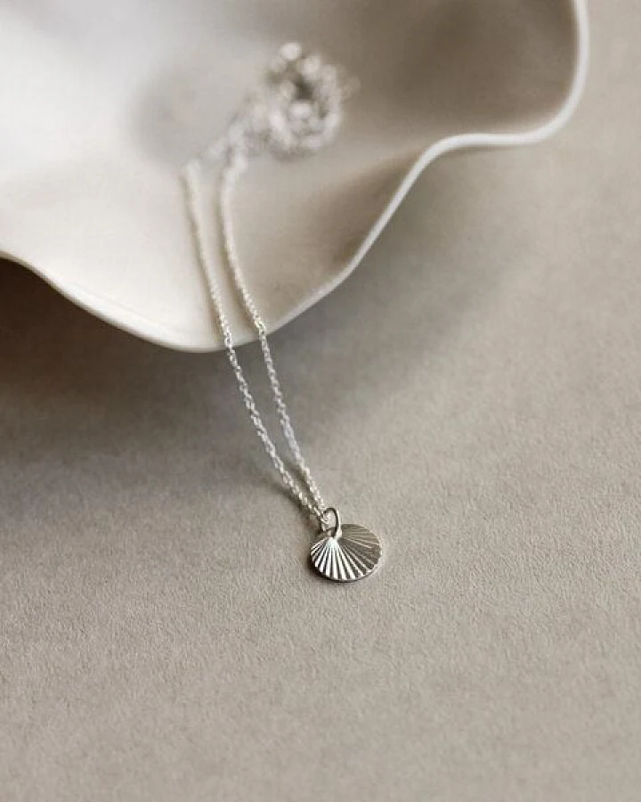 lille mus Kette 'Sonne' 925 Silber / vergoldet