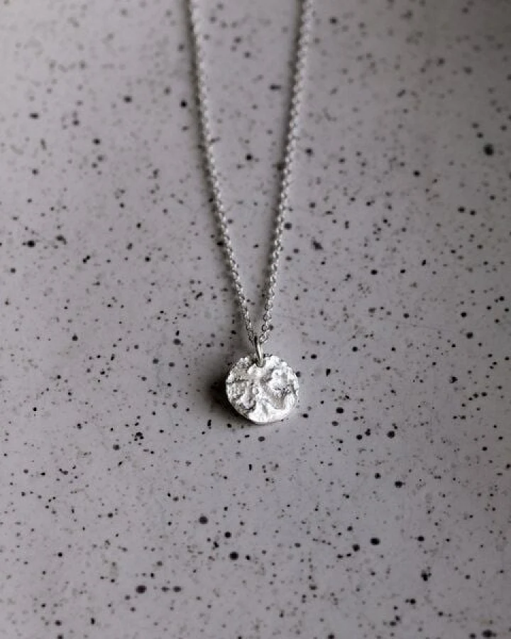 lille mus Kette 'Mond' 925 Silber / vergoldet