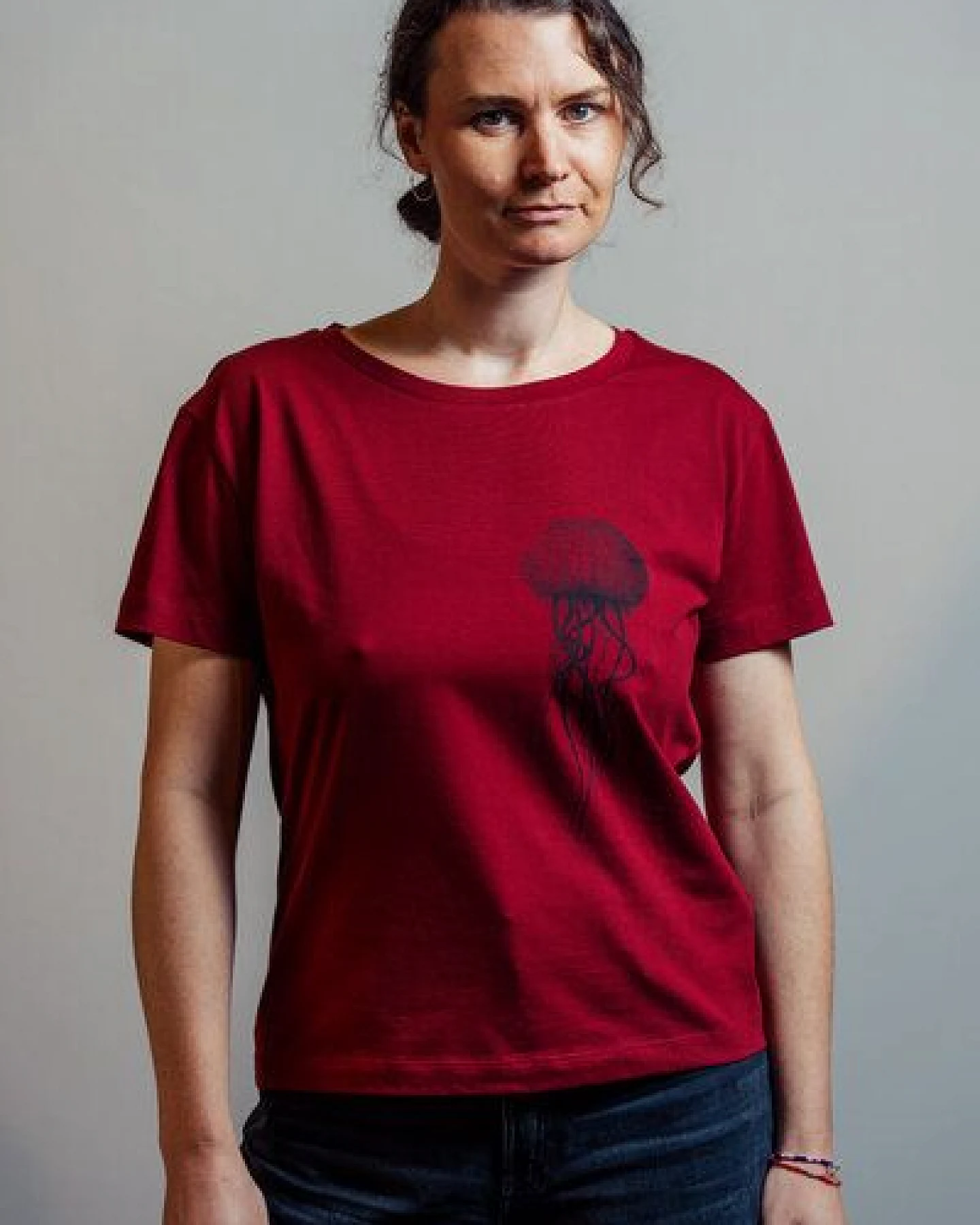 NanMa Bio-Baumwoll-Shirt Qualle – Ansicht 2