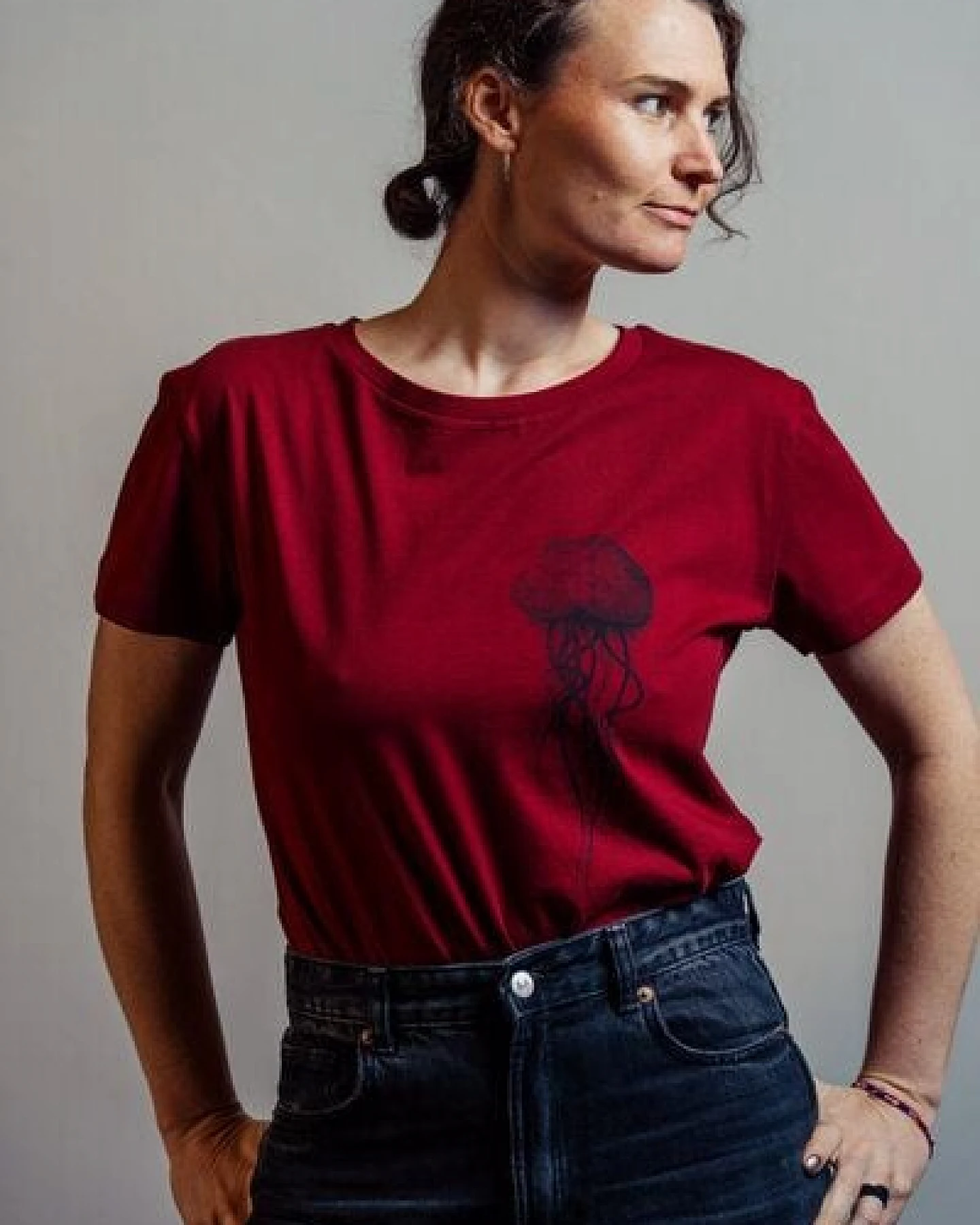 NanMa Bio-Baumwoll-Shirt Qualle – Ansicht 4