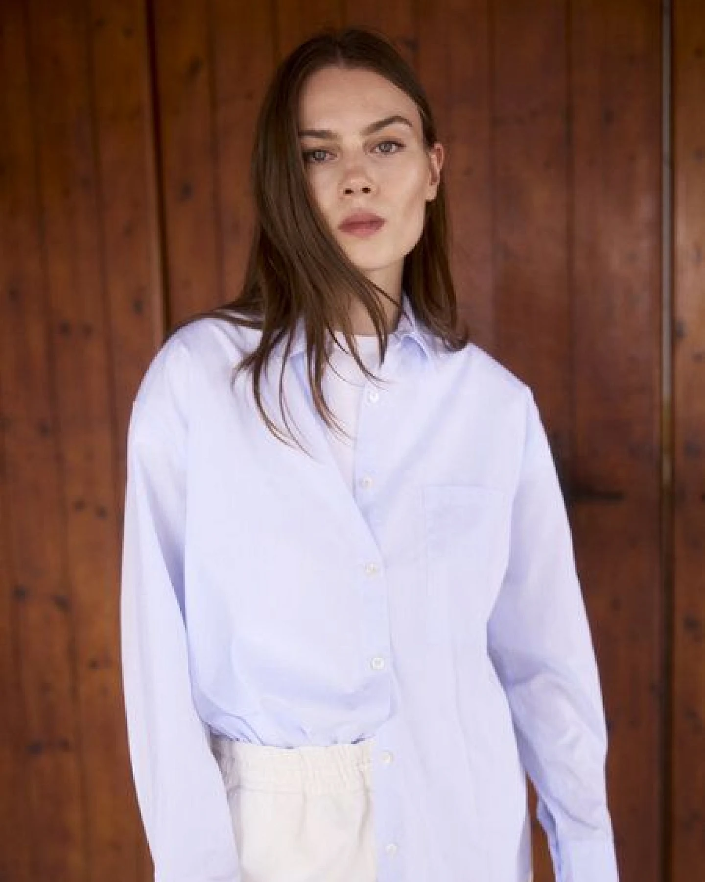 WOTE Oversized Bluse aus Organic Cotton – Ansicht 2